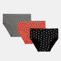 Bodycare Pack Of 3 Assorted Printed Basic Briefs KGA1154Q-PK005-image-45