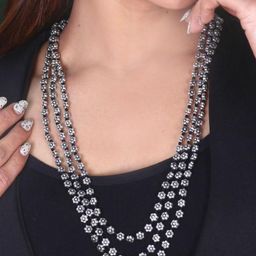 PRASO JEWELS Silver-Plated German Silver NA Jewellery Set-image-88