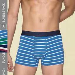 XYXX Pack Of 3 Striped Linea Micro Modal Trunks XYTRNK3PCKN964-picture-30