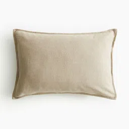 H&M Beige Linen-Blend Cushion Cover-16