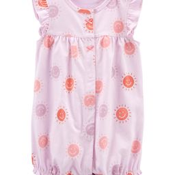 Carter's Baby 1-Piece Purple Smiley Face Romper- Purple-picture-38