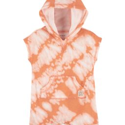 Carter's Sleeveless Hooded Rompers Tie    Dye Print - Orange-image-43