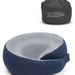 Sleepsia Ultimate Home & Travel Memory Foam Neck Pillow - Ergonomic Neck Pillow | Snoozing Neck Travel Support-image-69