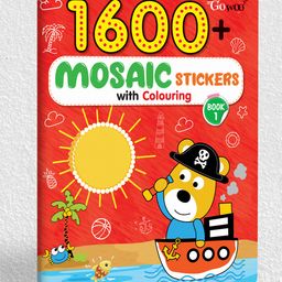 1600+ Mosaic Stickers With Colouring Book-1 | Creative Sticker Magic Fun-19