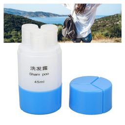 Baby Miniature 3 In 1 Travel Bottles for Toiletries 60 ml Refillable Leakproof Containers Set for Shampoo Conditioner Lotion Dispenser Bottle-Pack Of 1 - Color May Vary-image-55
