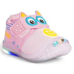 Chiu Animal Designed & Striped With Velcro Closure LED Shoes - Peach-image-37