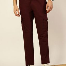 Thomas Scott Men Smart Easy Wash Cargos Trousers-image-29