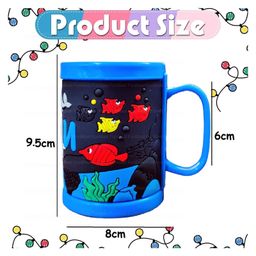 FunBlast Cartoon Print Embossed Milk Mug - 350ml (Random Color and Design) image 3