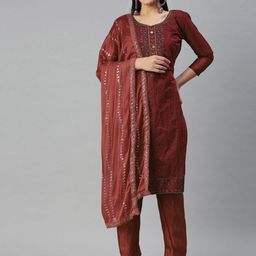 Maroosh Embroidered Unstitched Dress Material-image-65