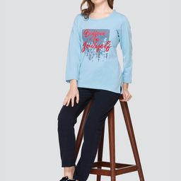 ELPIDA Printed T-shirt & Trousers Set-image-19
