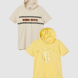 Fame Forever by Lifestyle Boys Pack of 2 Disney Printed Hooded T-shirts-image-73