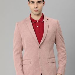 ESSAS club Men Regular Fit Single-Breasted Blazer-44