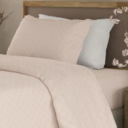 Boutique Living India White & Pink Printed Cotton 300TC King Bedsheet Set 2.74m x 2.74m-picture-2
