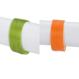 1ST TIME Set Of 24 Green Alloy Bangles-picture-25