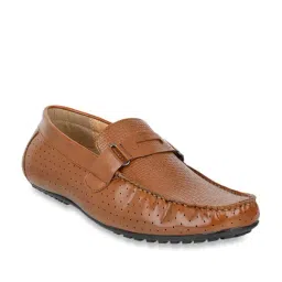 Carlton London Men's Tan Casual Loafers-image-59