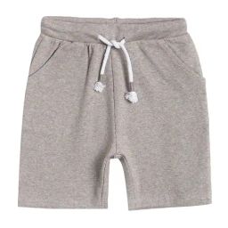MINIKLUB Boys Grey Textured Shorts-image-43