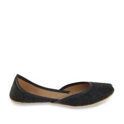 Fulkari Women's Glow Black Ethnic Juttis-image-44