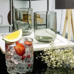 Pasabahce Transparent Glass Juice Cold Drink Glasses Iconic Tumbler - Set of 6 (280ml)-image-19