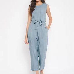 Crimsoune Club Blue Striped Jumpsuit-image-71