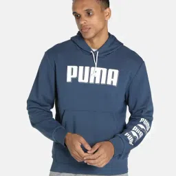 Puma Blue Hooded Sweatshirt-picture-15