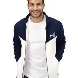 The Souled Store White Regular Fit Colour Block Sweatshirts-image-4