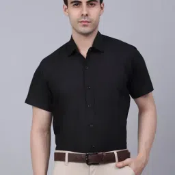 Jainish Black Regular Fit Shirt-image-40