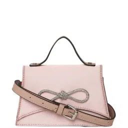 Aldo Pink Solid Medium Satchel Handbag-image-46