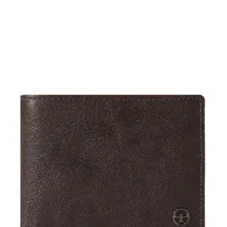 Eske Brown Leather Bi-Fold Wallet for Men-1