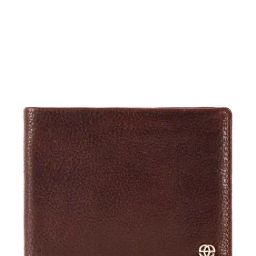 Eske Brown Leather Bi-Fold Wallet for Men-image-5