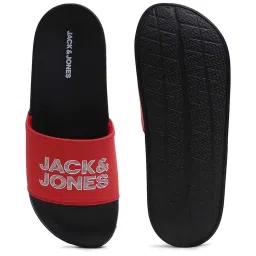 Jack & Jones Men's Red Slides image 4