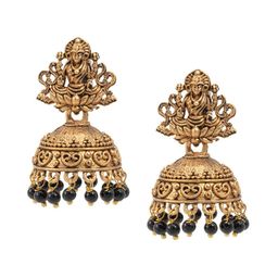 Shining Jewel - By Shivansh Contemporary Jhumkas Earrings-25