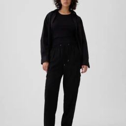 Gap Black Cotton Solid Cargo Pants-image-53