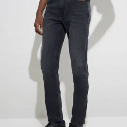 WES Casuals by Westside Charcoal Slim-Fit Mid-Rise Jeans-picture-22