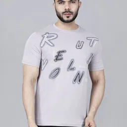 Fort Collins Men Typography Printed Round Neck Cotton T-shirt-image-74