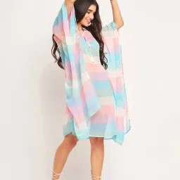 The Kaftan Company Multicolored Striped Kaftan image 4