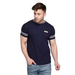 BEYOU FASHION Round Neck Short Sleeves Applique Slim Fit T-shirt-image-82