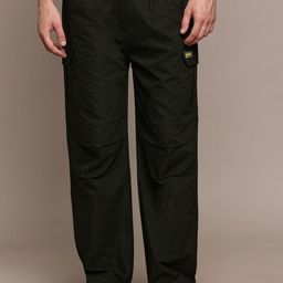 FCUK Men Relaxed Loose Fit Trousers-image-51