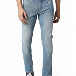 Basics Blue Skinny Fit Jeans-image-84