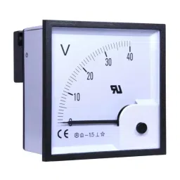 RS PRO Analogue Voltmeter DC ±1.5 % 92x92 mm, 9010567-14