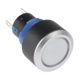 RS PRO Illuminated Push Button Switch Momentary 22.2 mm Cutout SPDT White LED 250 V AC, 1758900-picture-29