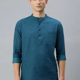 Kryptic Men Thread Work Kurta-44