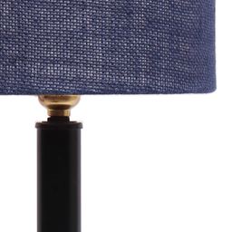 Devansh Blue & Black Solid Traditional Buffet Table Lamp with Shade image 4
