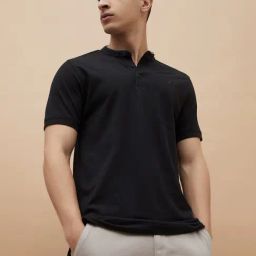 Fame Forever By Lifestyle Black Regular Fit T-Shirt-image-29