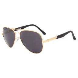 Ted Smith Grey Aviator UV Protection Unisex Sunglasses-image-49