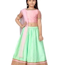 BAESD Girls Ready to Wear Lehenga & Blouse With Dupatta-image-109