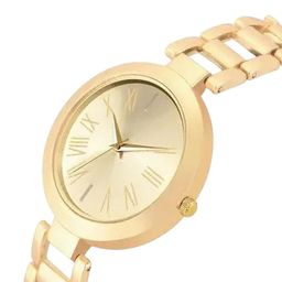 THE SHOPOHOLIC Women Dial & Bracelet Style Straps Analogue Watch Merable Gold-image-63