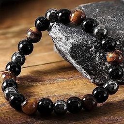Divine souvenirs Unisex Artificial Beaded Elasticated Bracelets-53