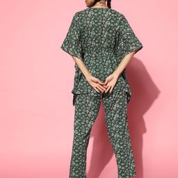 SANSKRUTIHOMES Printed Tunic with Trousers image 4