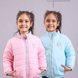 Babyhug Full Sleeves Solid Heavy Winter Reversible Jacket - Multicolour-picture-11