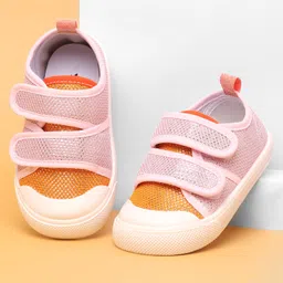 Cute Walk by Babyhug Casual Shoes with Velcro Closure - Pink-picture-20